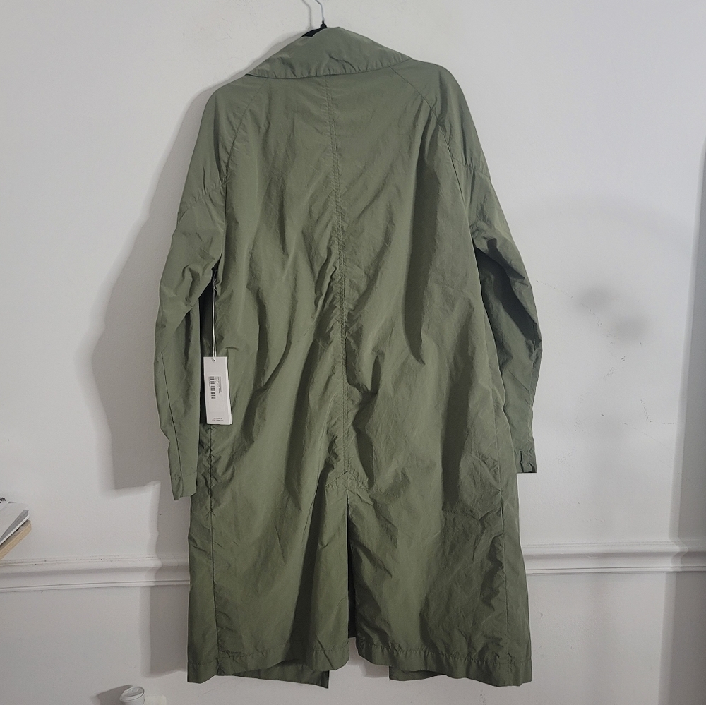 Saturdays New York mens Malmo sage green trench coat nwt - Picture 9 of 9